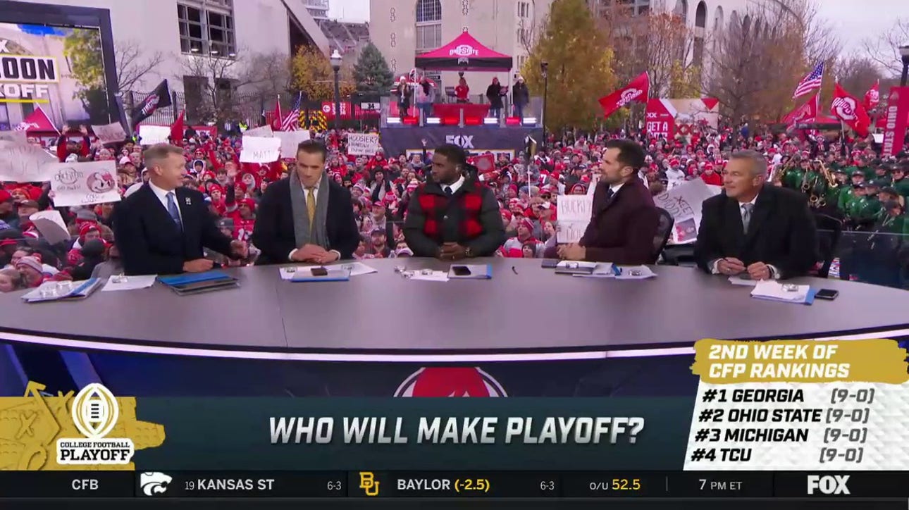Who will make the Playoff? Georgia, Ohio State, Tennessee? The 'Big Noon Kickoff' crew discuss their picks