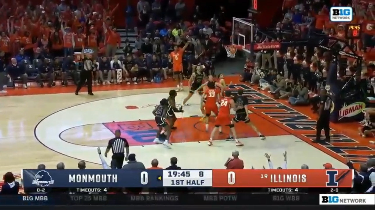 Terrence Shannon Jr. sets a career-high 30 points in Illinois’ win against Monmouth, 103-65
