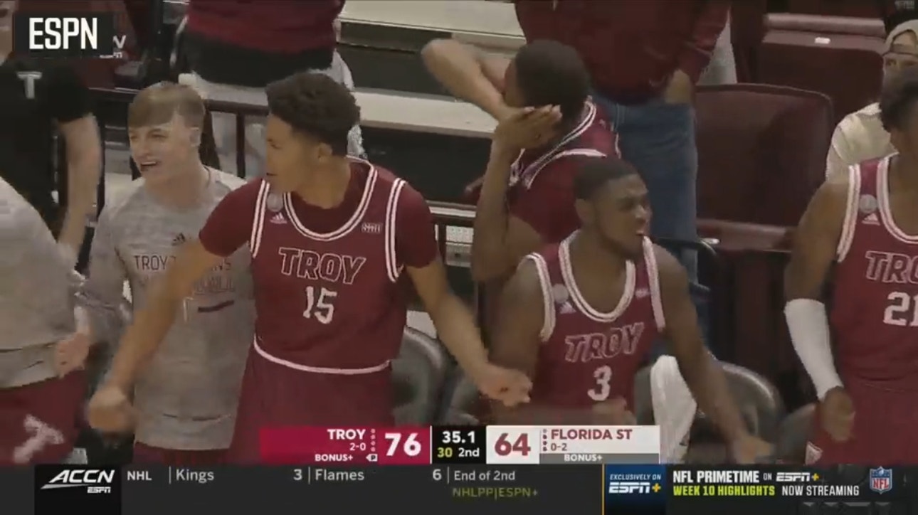 Troy goes on a late run to seal a victory over Florida State