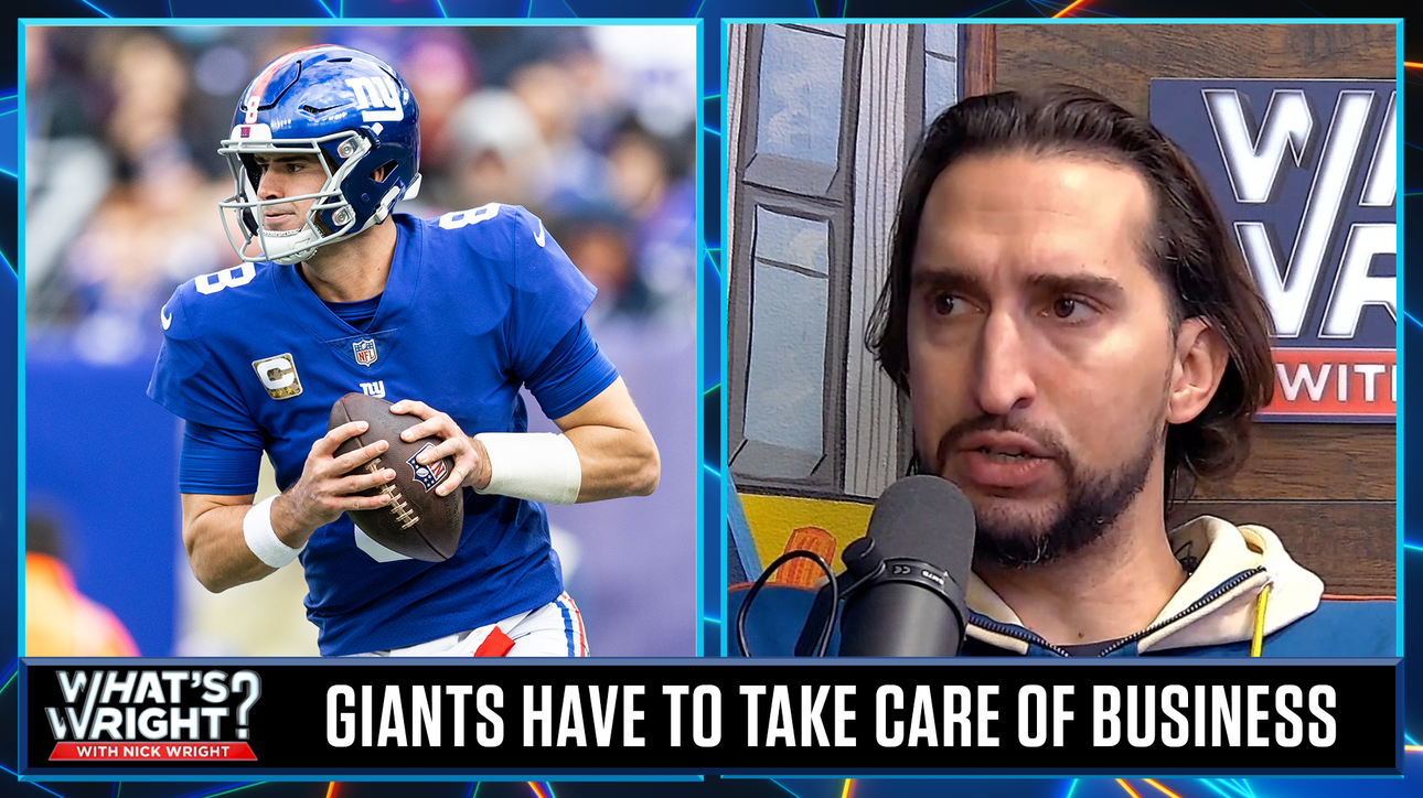 Nick takes the Giants in a 'must win' game vs. Lions | What's Wright?
