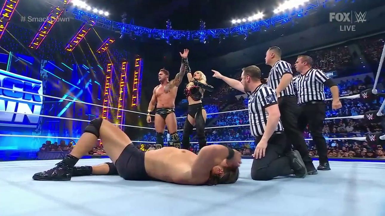 Karrion Kross chokes out Madcap Moss on Friday Night SmackDown | WWE on FOX