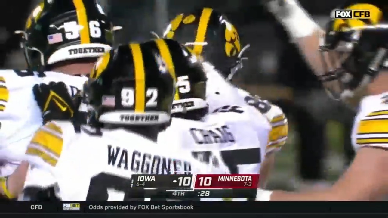 Iowa clinches nail-biting victory against Minnesota