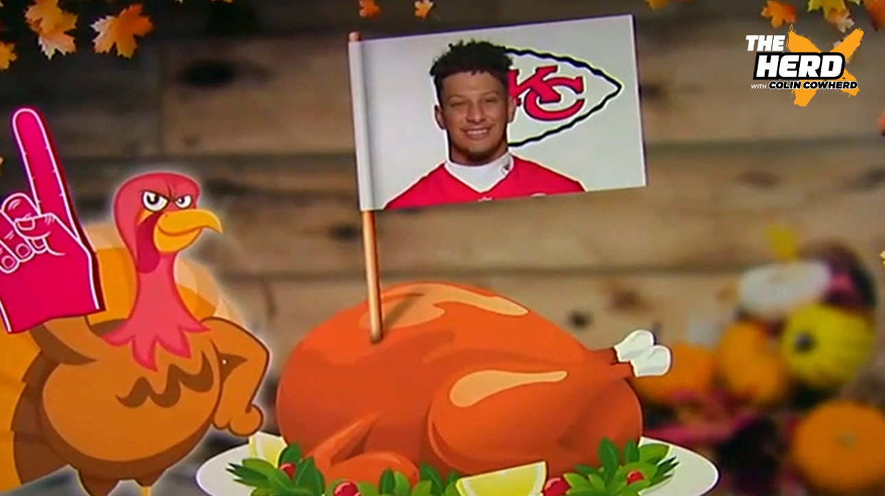 Colin builds his Thanksgiving meal with top BFL talent, including Patrick Mahomes | THE HERD