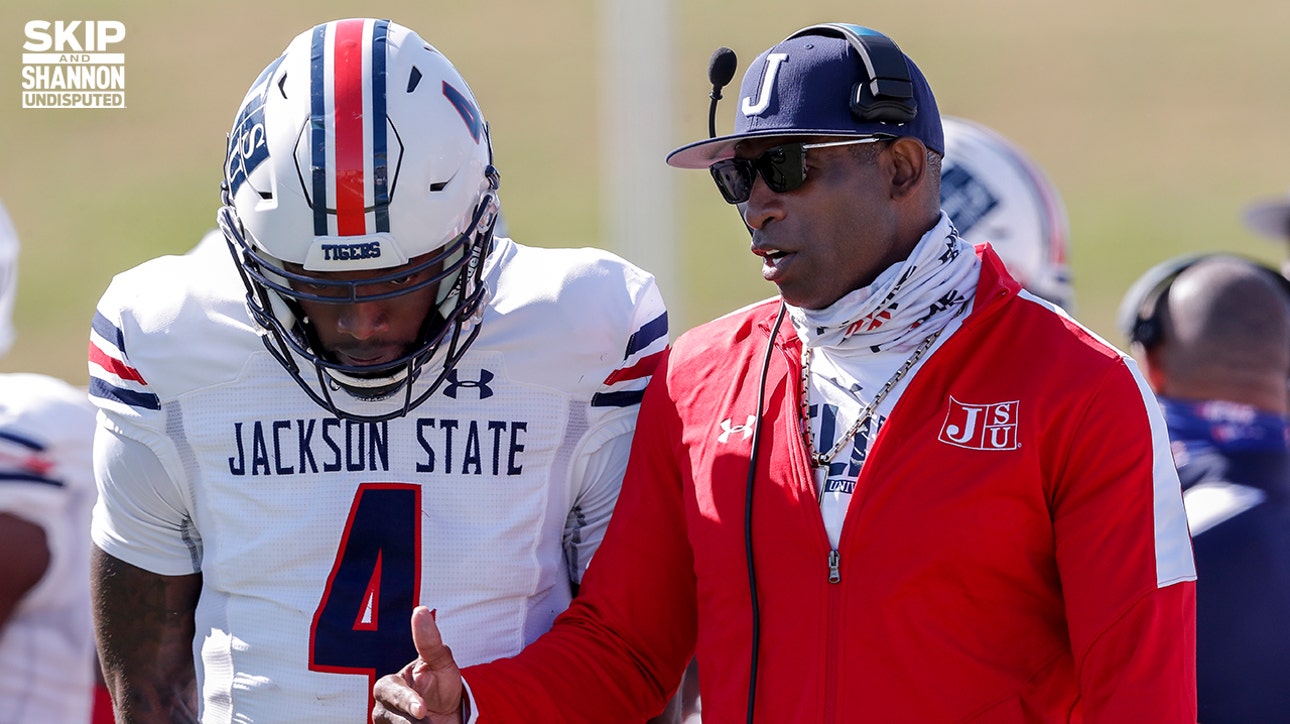 Deion Sanders, Jackson State HC is reportedly in talks with Colorado & USF | UNDISPUTED