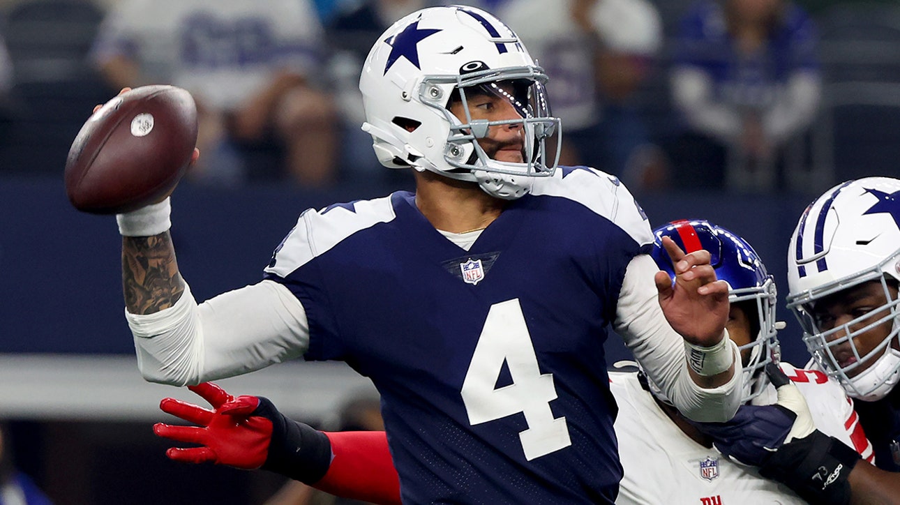 Dak Prescott threw for 261 yards and 2 TDs in the 28-20 win over the Giants