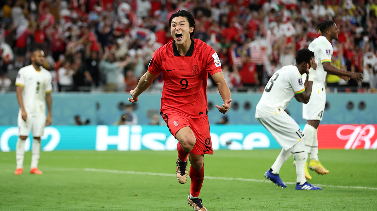 Cho Guesung fires in two header goals for South Korea three minutes apart | 2022 FIFA World Cup