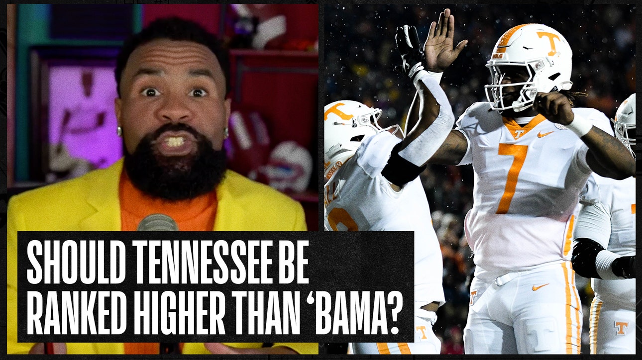 Should Tennessee be ranked higher than Alabama? | Number One College Football Show