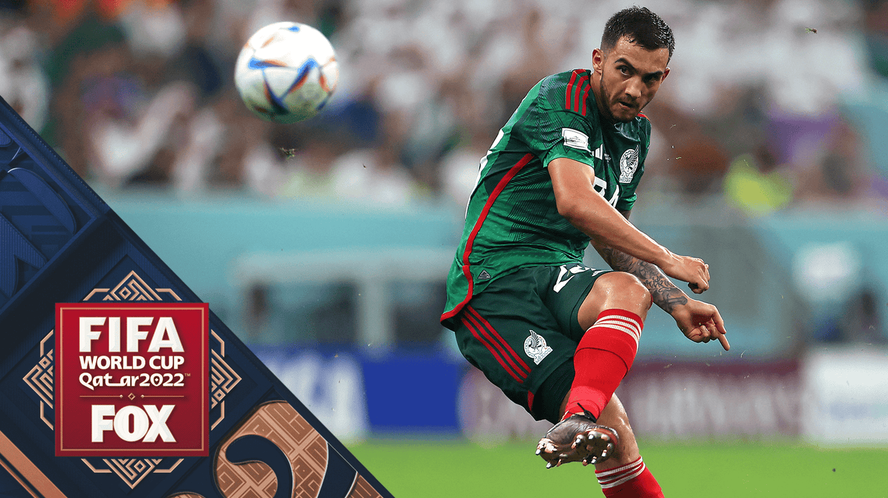 Every angle of Luis Chávez's STUNNING free kick for Mexico in 2022 FIFA World Cup
