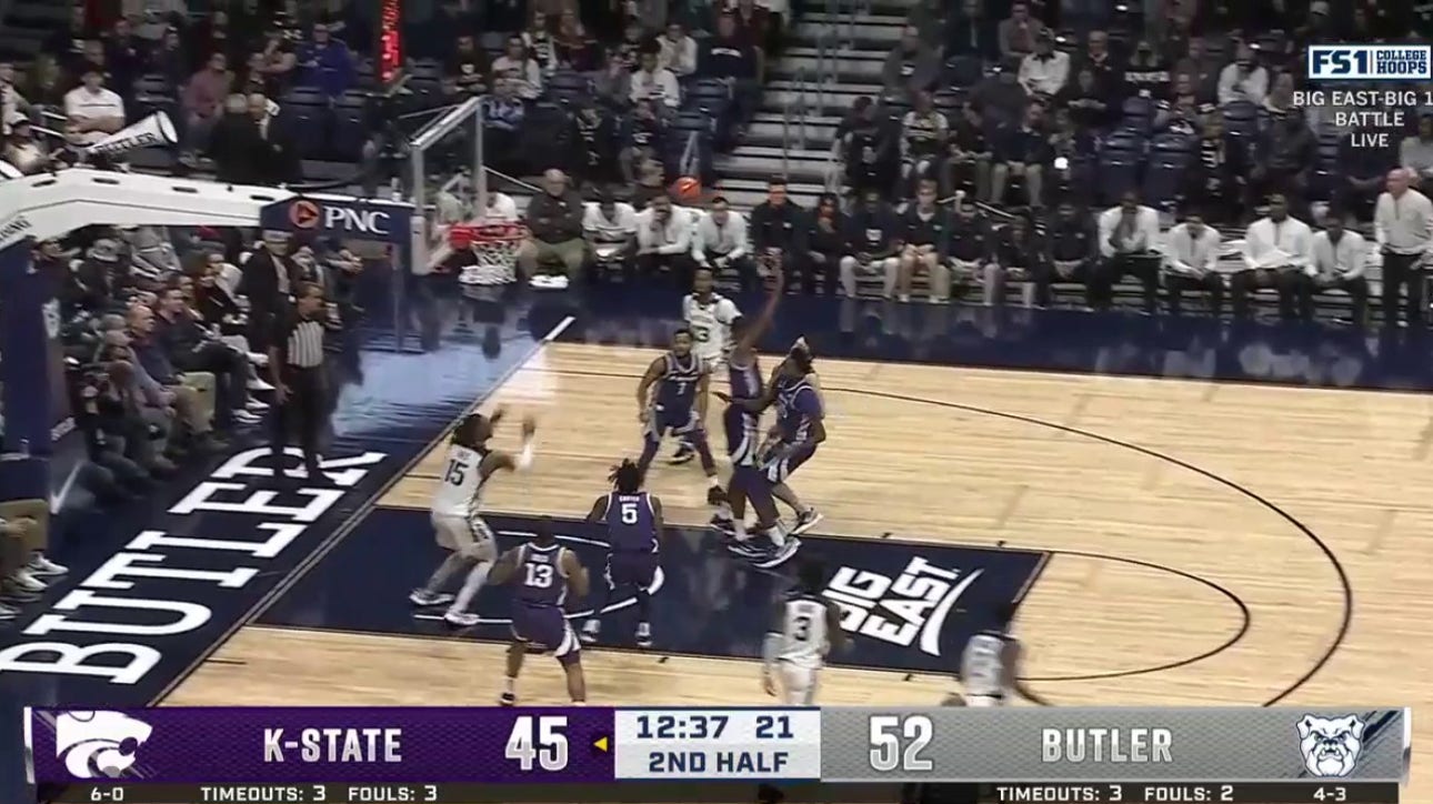 Manny Bates big night highlighted by alley-oop vs. Kansas State