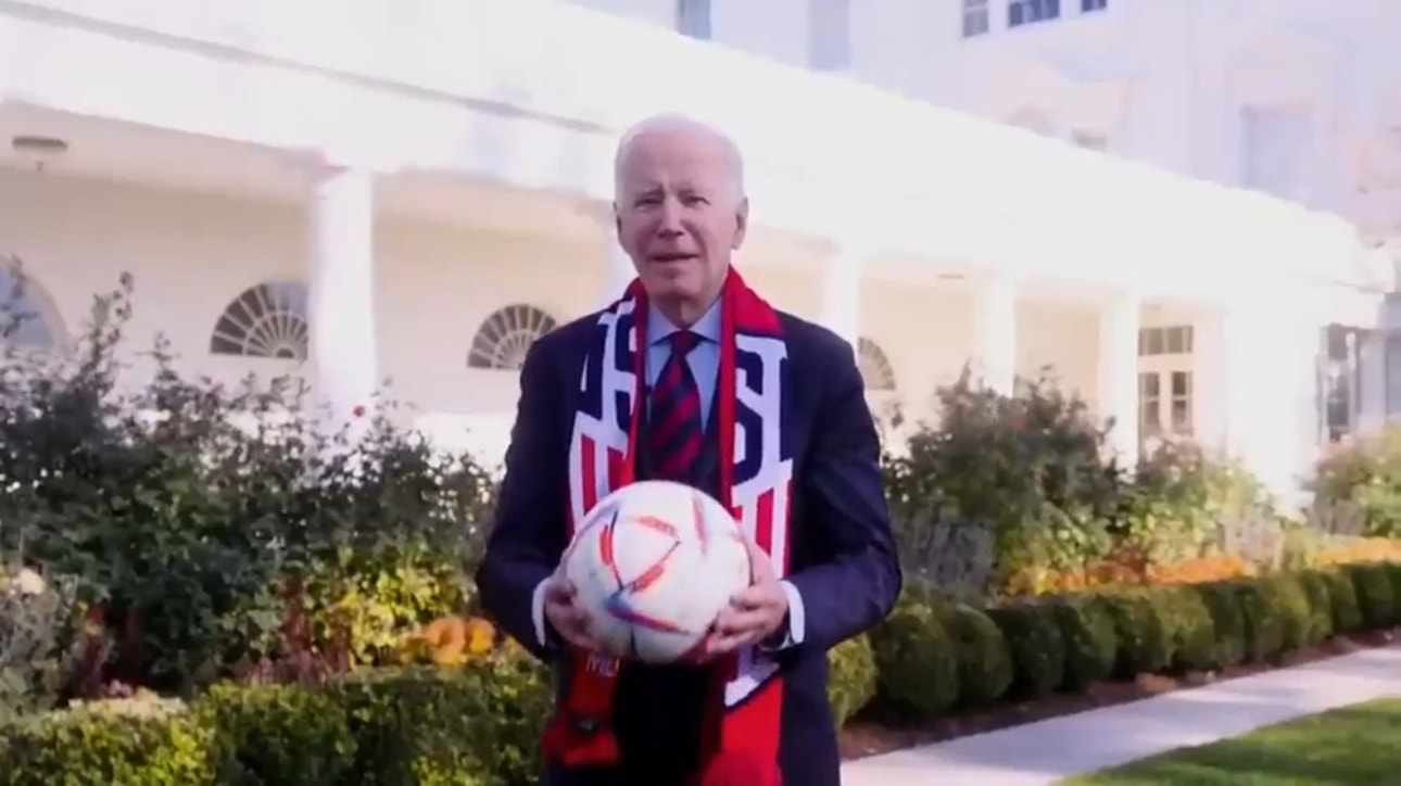 President Biden hypes up USMNT before its World Cup round of 16 matchup vs. Netherlands