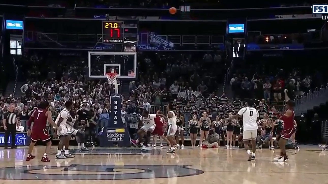 Meechie Johnson step back jumper puts the Gamecocks on top late in overtime vs Georgetown