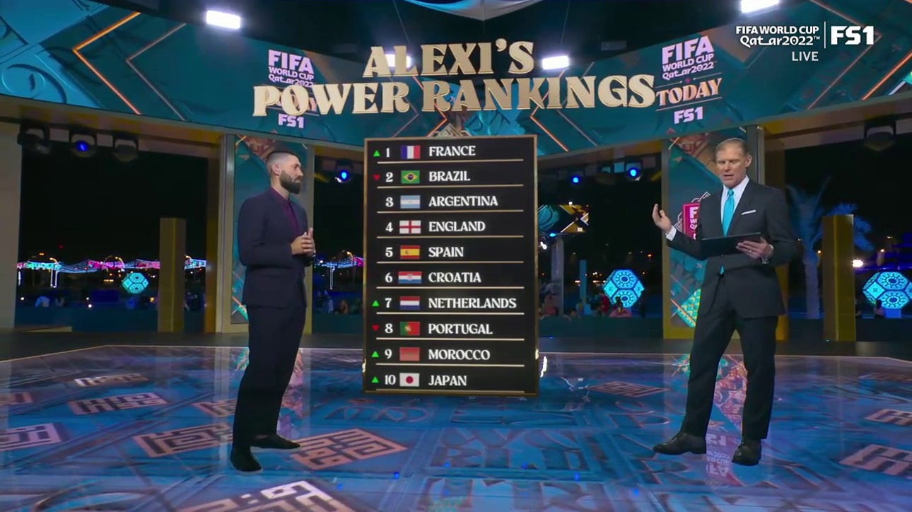 France, Brazil, Argentina included in Alexi Lalas' updated World Cup power rankings | 2022 FIFA World Cup