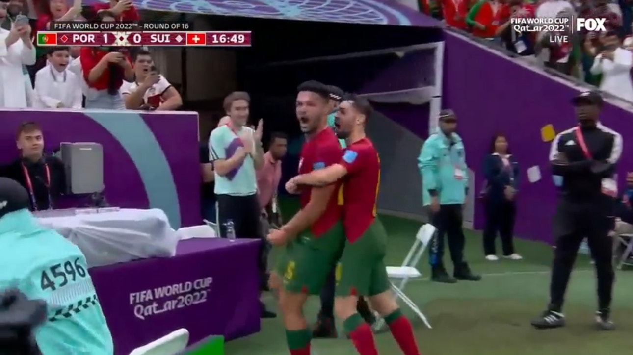 Portugal's Goncalo Ramos scores a hat trick against Switzerland | 2022 FIFA World Cup