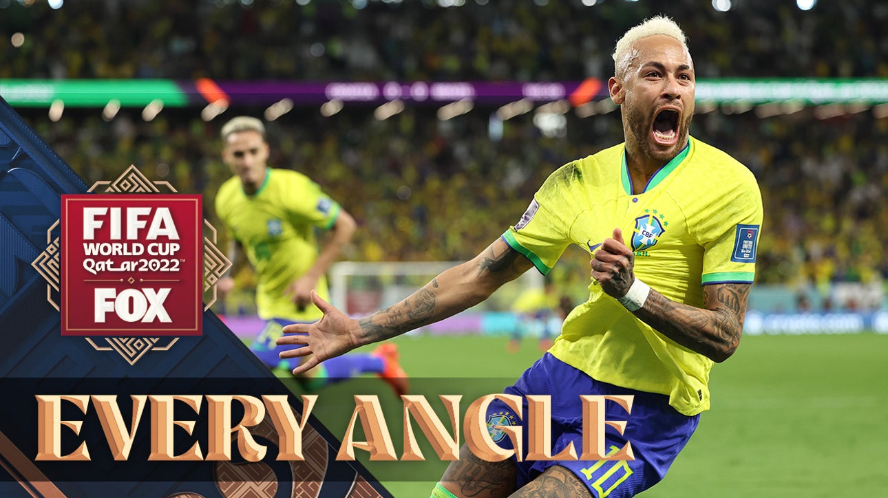 Neymar UNLEASHES and scores for Brazil against Croatia in the 2022 FIFA World Cup| Every Angle