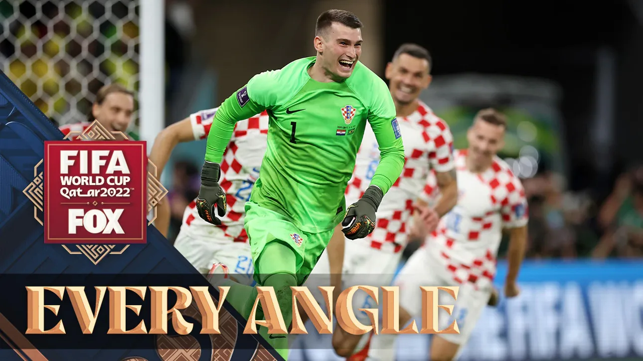 Dominik Livakoć and Croatia SHAKE the world with penalty shootout victory against Brazil in the 2022 FIFA World Cup | Every Angle
