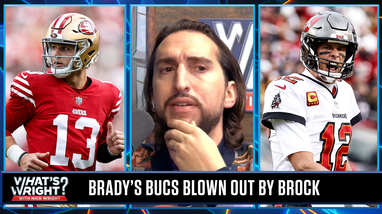 Brock Purdy was best QB of 49ers season vs. Brady's Bucs | What's Wright?