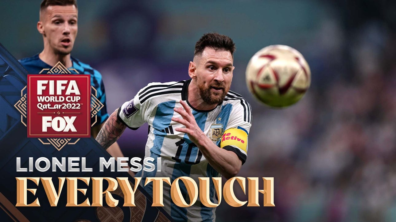 Lionel Messi: every touch in Argentina's 2022 FIFA World Cup semifinal victory over Croatia