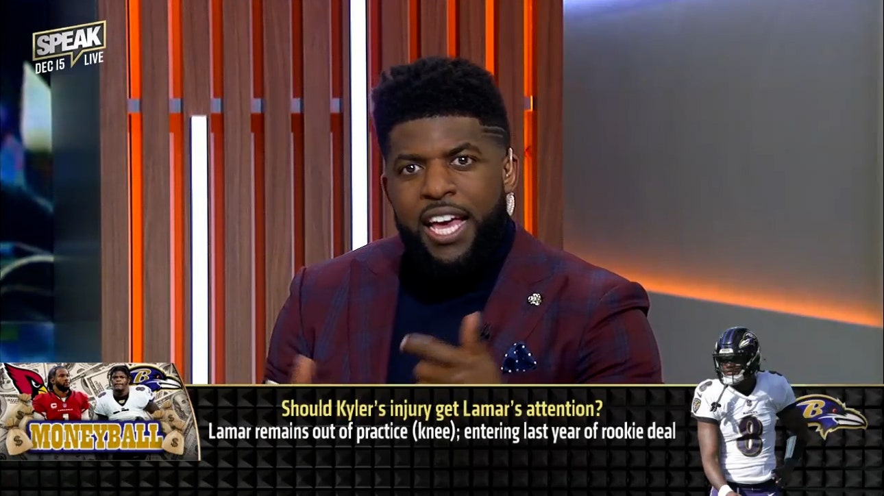 Should Kyler Murray's season-ending knee injury grab Lamar Jackson's attention? | NFL | SPEAK