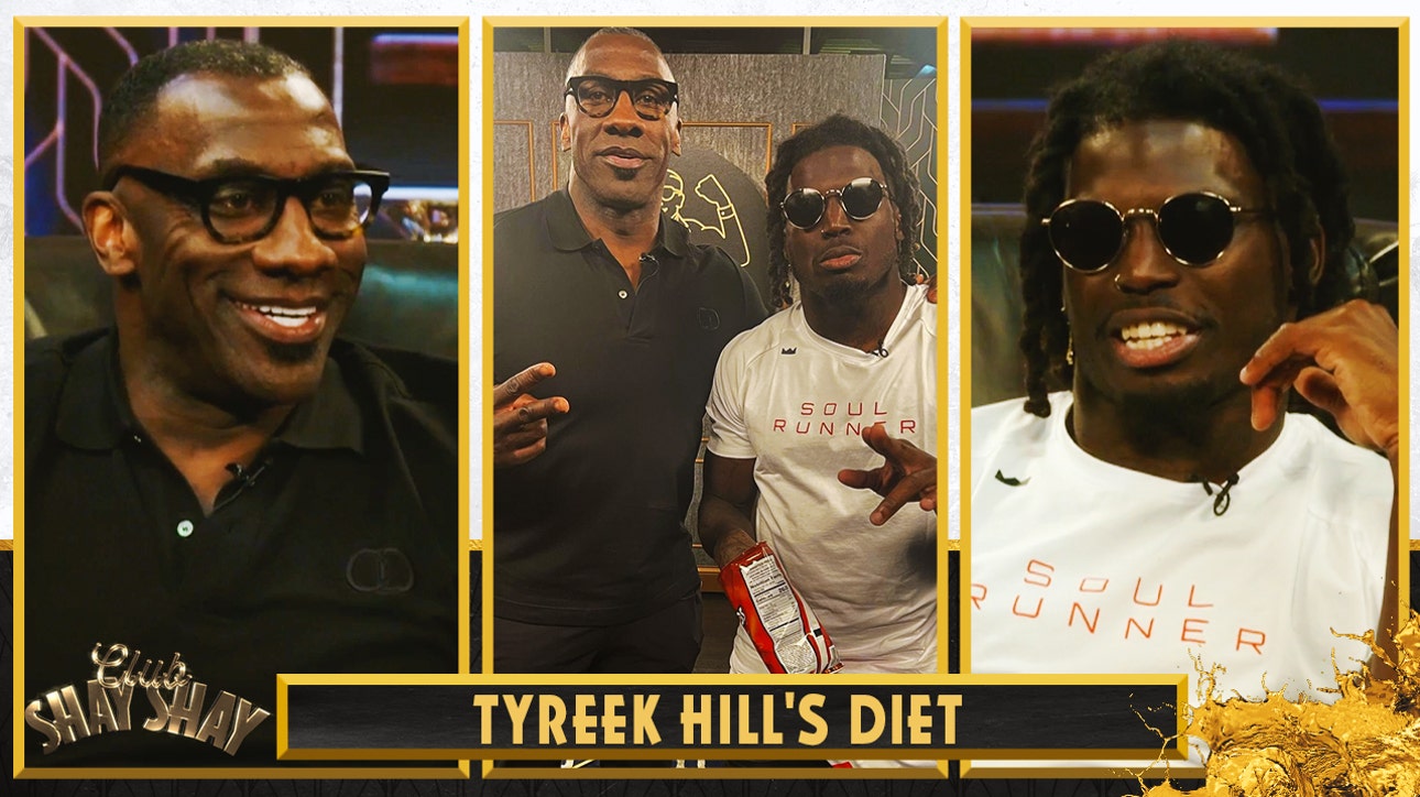 Tyreek Hill gets clowned for his Popeyes, Wendys & Doritos diet | CLUB SHAY SHAY