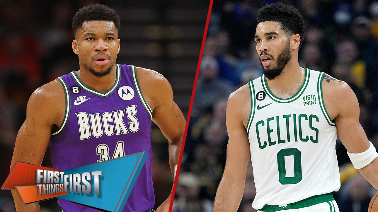 Jayson Tatum & Giannis Antetokounmpo sit atop first MVP straw poll in 2022-23 | FIRST THINGS FIRST