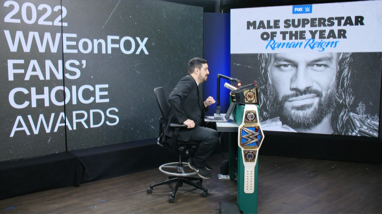 Roman Reigns named WWE on FOX Fans' Choice Awards Male Superstar of the Year