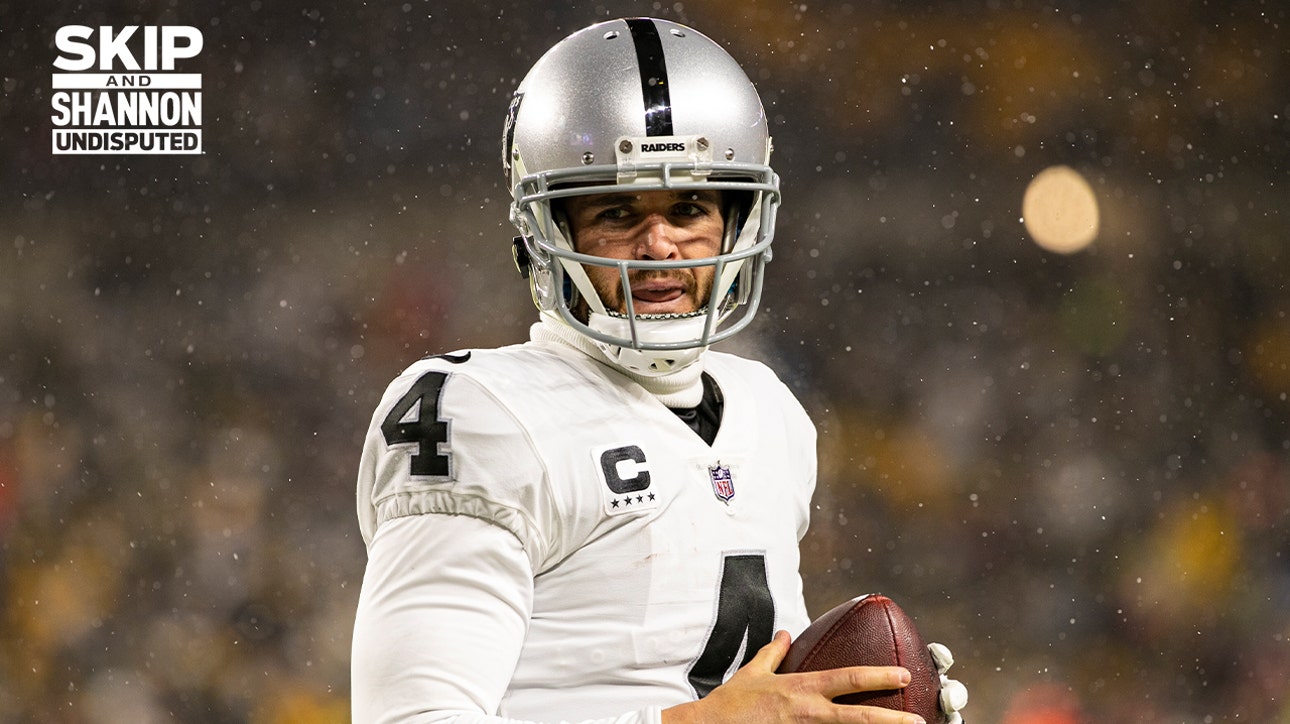 Raiders bench Derek Carr, will step away from team for final two games | UNDISPUTED