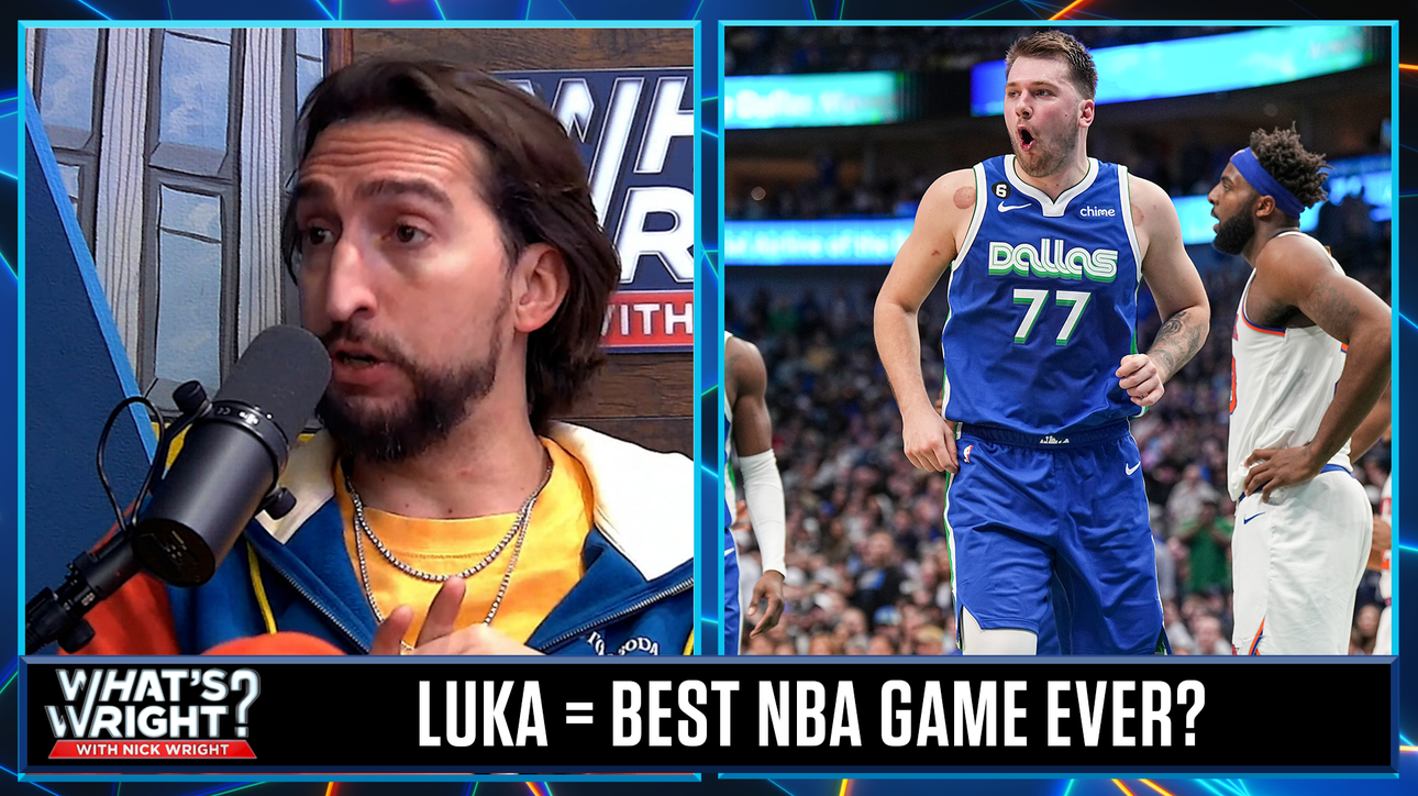 Luka Dončić's triple-double was harder, more unprecedented than Wilt, Kobe's games | What's Wright?