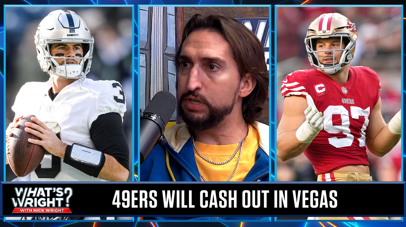 Go all-in for 49ers (-10) against a chaotic Jarrett Stidham-led Raiders team | What's Wright?