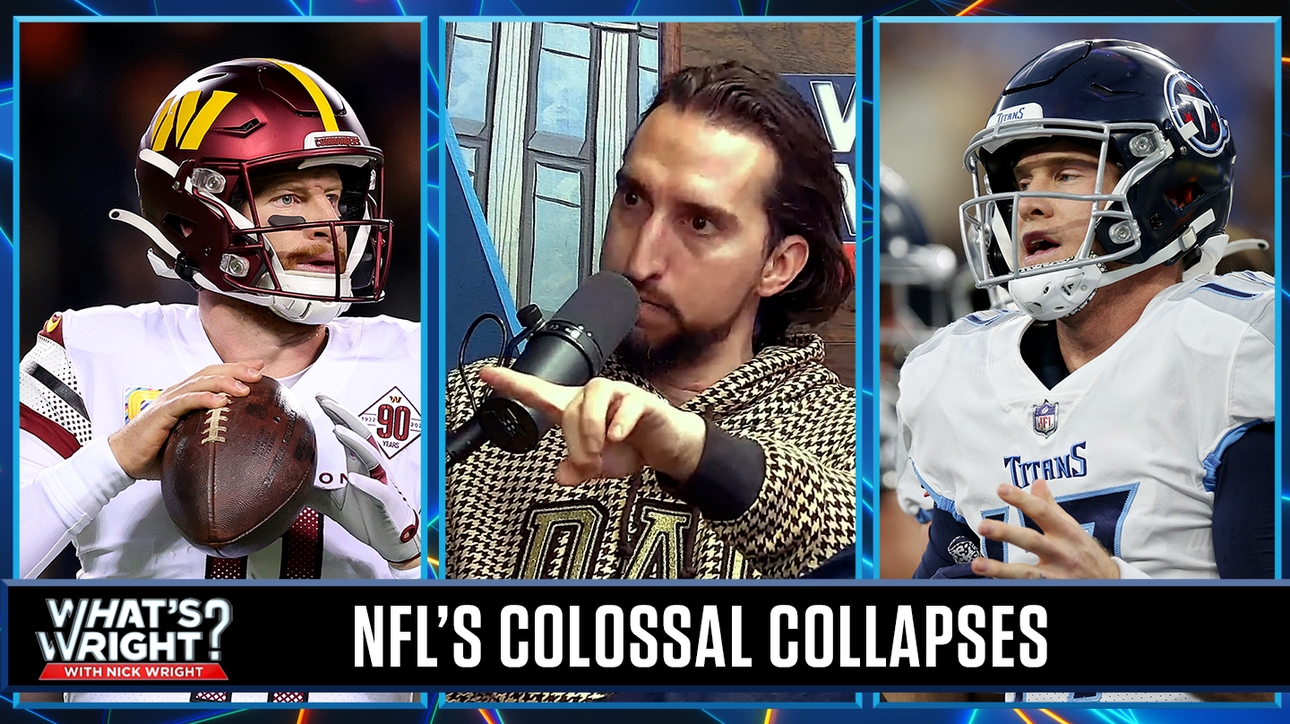 Nick visits the NFL’s BIGGEST collapses of the 2022-23 season | What’s Wright?