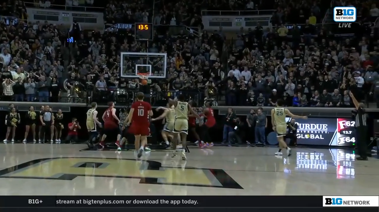 Cam Spencer hits a game-winning 3-pointer to give Rutgers the upset win over No. 1 Purdue