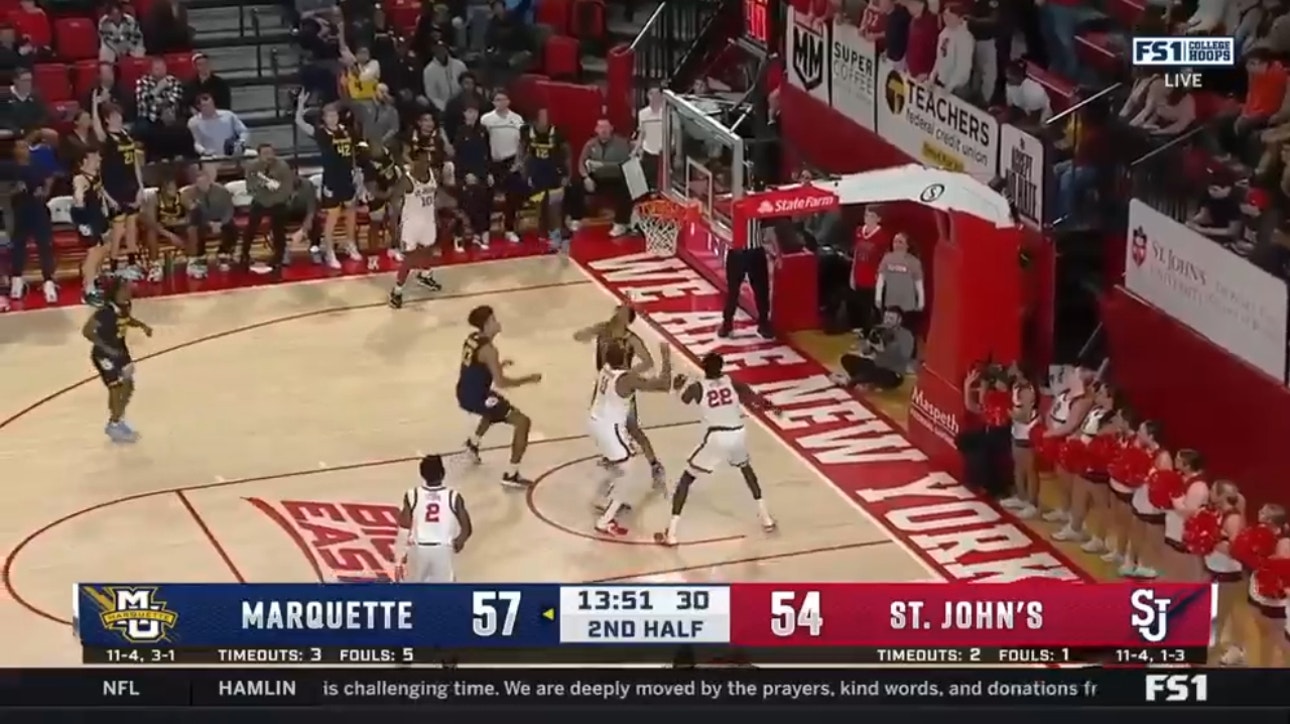 Olivier-Maxence Prosper scores 27 points to help Marquette win against St. John's 96-85