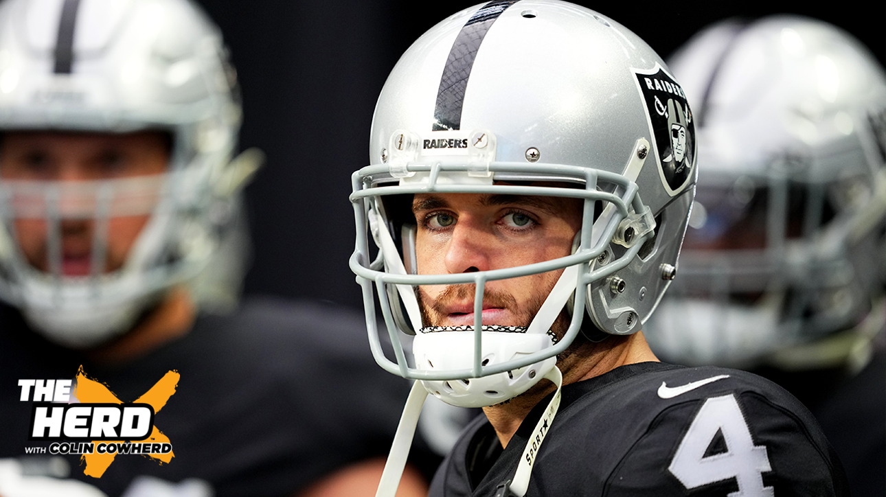 Raiders expected to explore trade options for veteran QB Derek Carr this offseason | THE HERD 