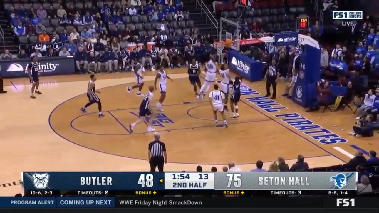 Seton Hall's Elijah Muhammad denies Bulldogs with a powerful block in final minutes