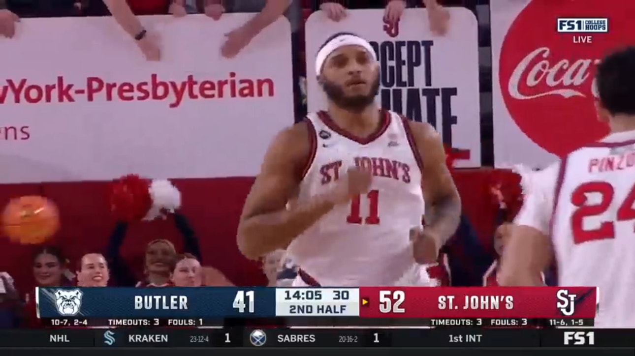 St. John's' Joel Soriano makes waves with 20 points, 10 rebounds in their win over Butler