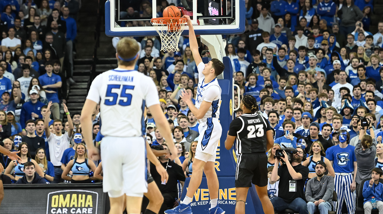 Creighton's Ryan Kalkbrenner dominates, puts up 21 points in victory over Providence