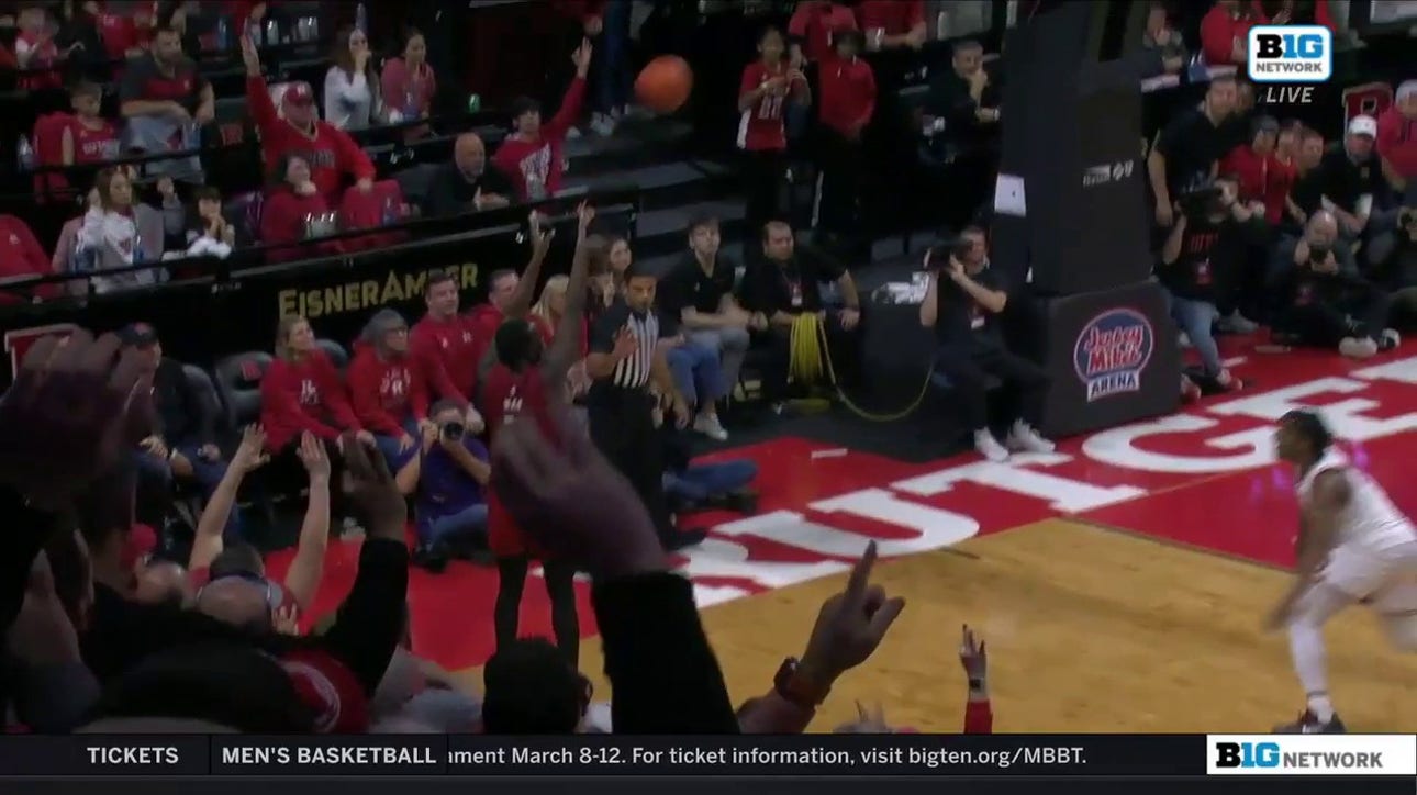 Mawot Mag hits a late corner three to help Rutgers finish off Ohio State