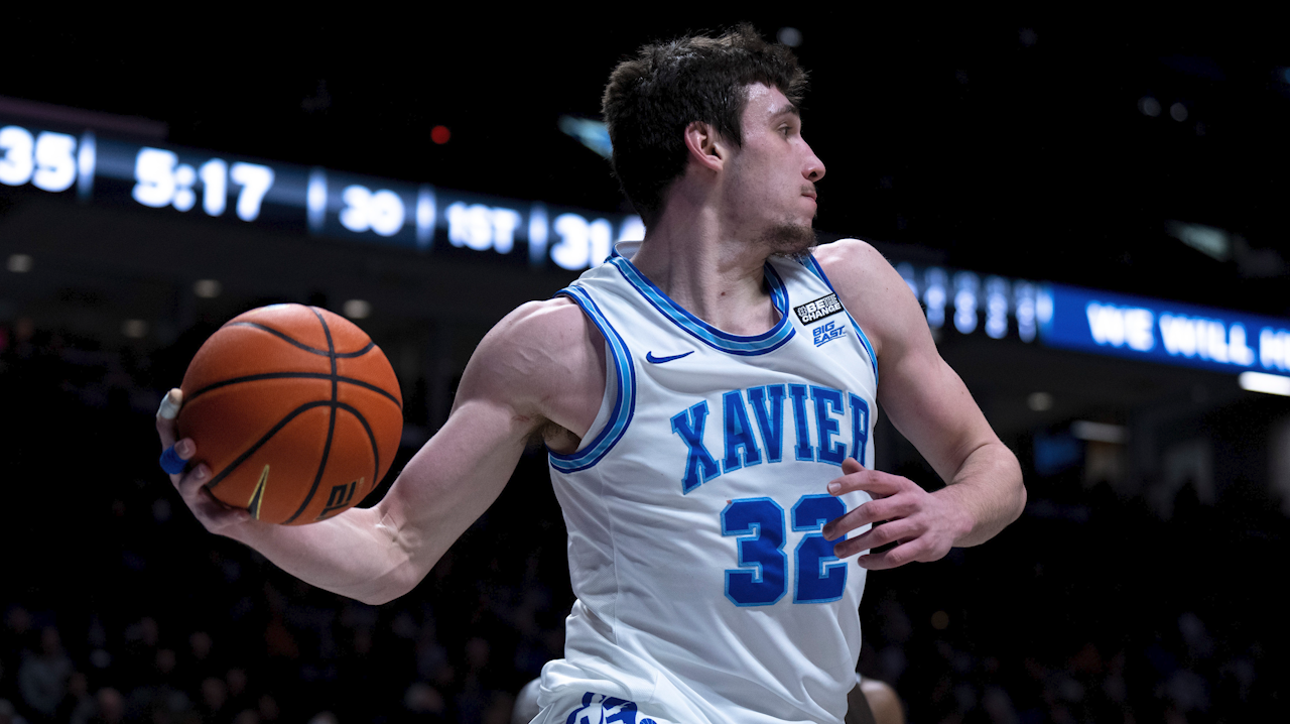 Zach Freemantle was UNSTOPPABLE scoring a season-high 30 points in No. 8  Xavier's victory over Georgetown