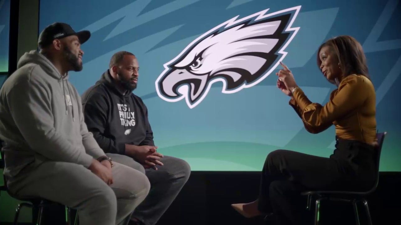 Eagles' Fletcher Cox and Brandon Graham discuss their special chemistry and friendly rivalry ahead of Giants matchup