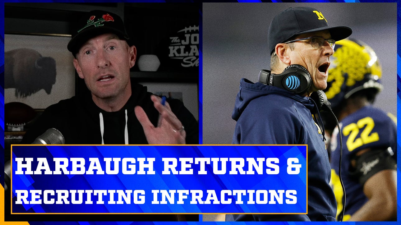 Jim Harbaugh returns to Michigan among NCAA recruiting infractions, Matt Weiss firing | Joel Klatt