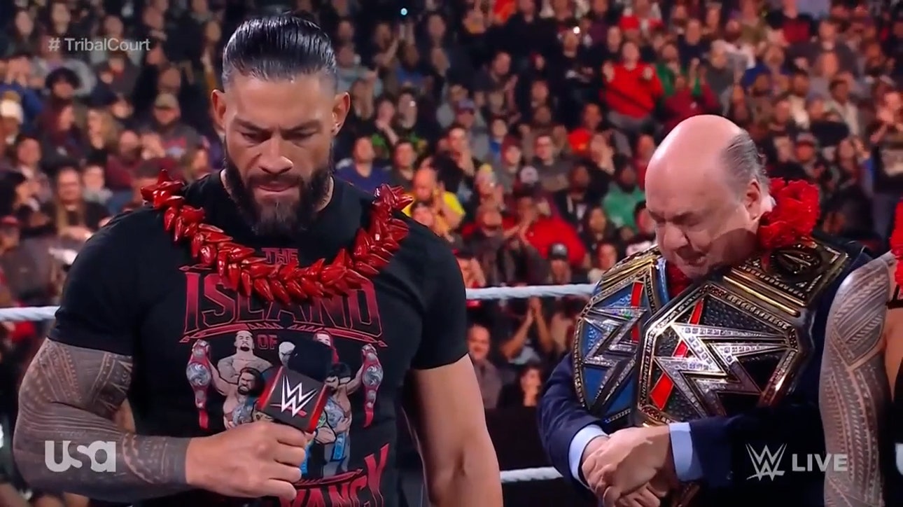 Roman Reigns holds Tribal Court for Sami Zayn on Raw 30 | WWE on FOX
