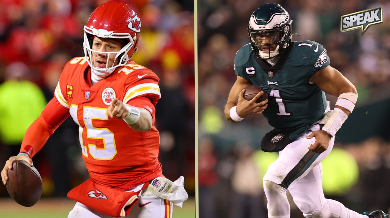 Did Patrick Mahomes or Jalen Hurts have a better Super Bowl LVII run? | SPEAK