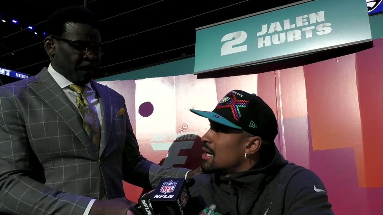 Eagles' Jalen Hurts on Super Bowl LVII being the first to feature two black starting Quarterbacks