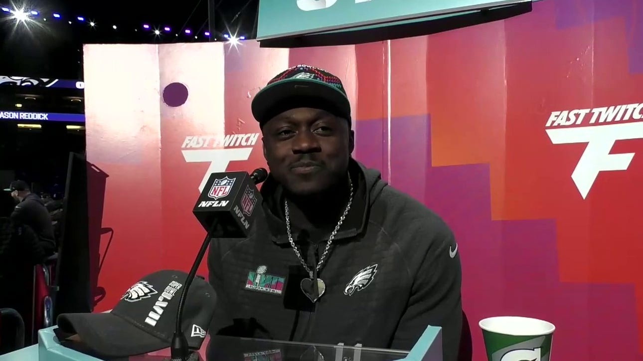 Eagles' A.J. Brown on the 'Super Bowl script being leaked' and Jason Kelce's dance celebration