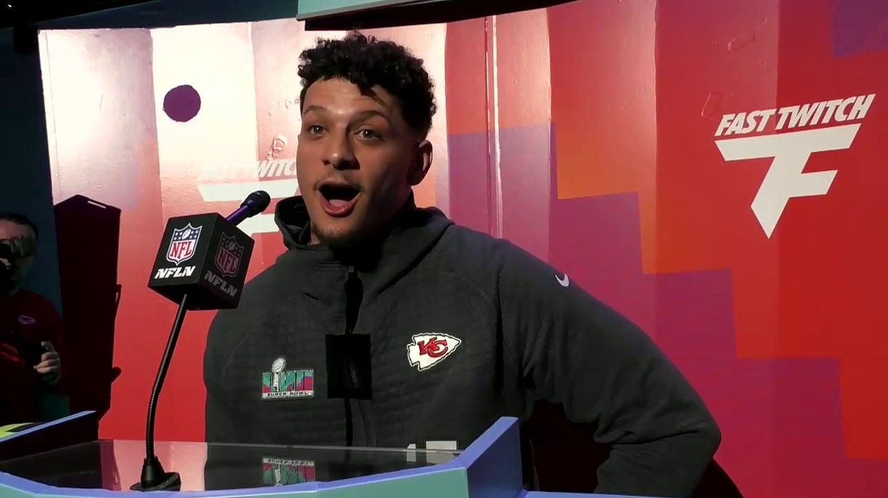 Chiefs' QB Patrick Mahomes on watching himself 'sling the football around' in his high school tape
