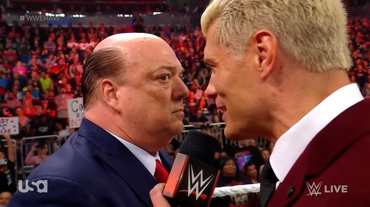Paul Heyman makes it personal between Cody Rhodes and Roman Reigns | WWE on FOX