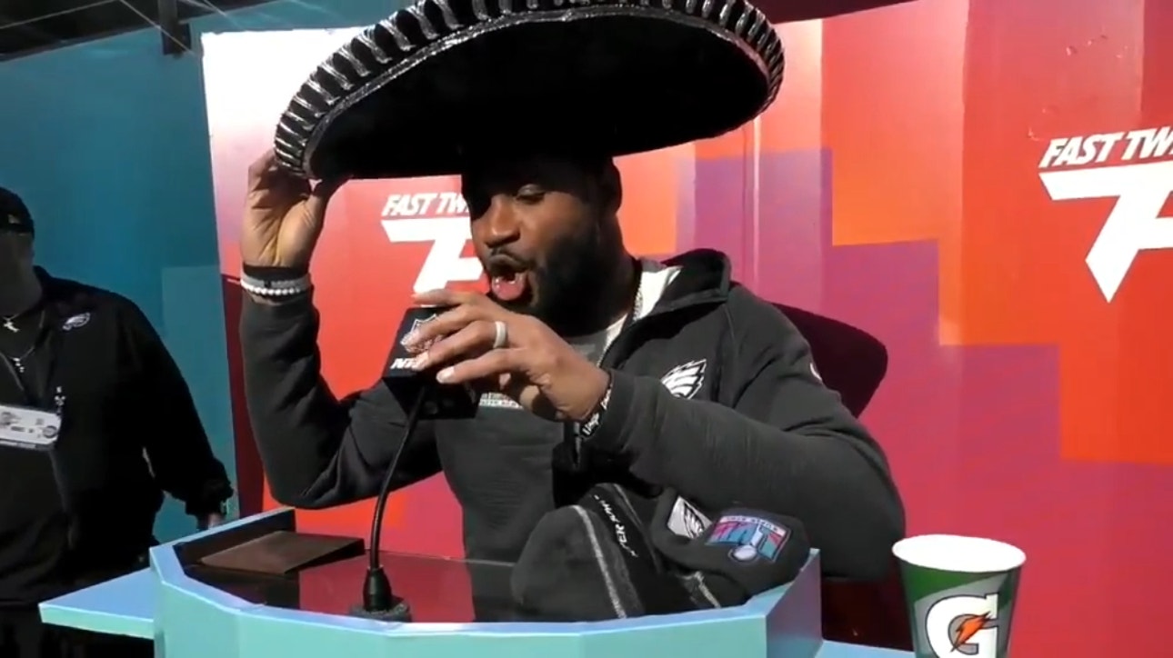 Eagles' Darius Slay puts on a sombrero and  proclaims '¡Viva México!' ahead of Super Bowl matchup vs. Chiefs