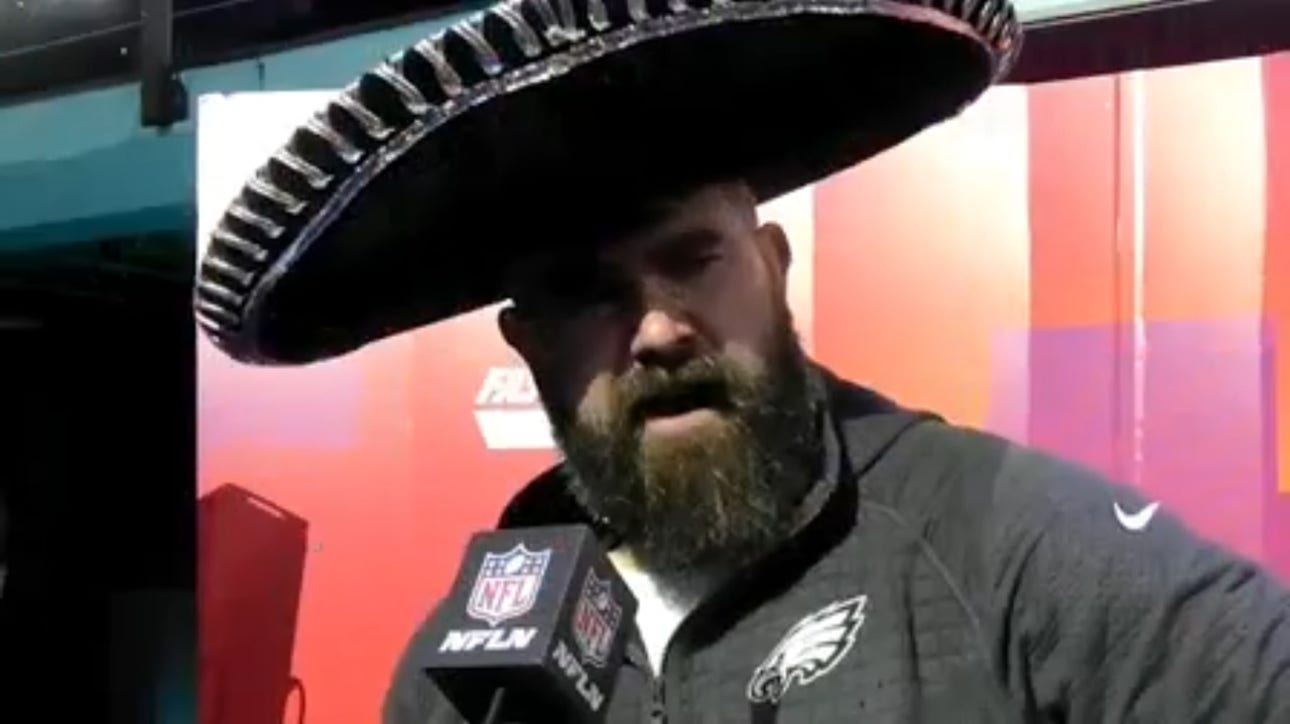 Eagles' Jason Kelce's best sound bites from the Super Bowl's Opening Night