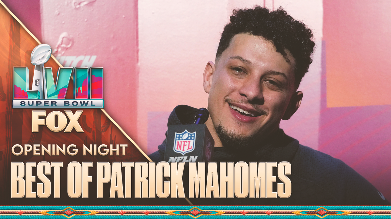 Chiefs' QB Patrick Mahomes' best sound bites from Opening Night of the Super Bowl