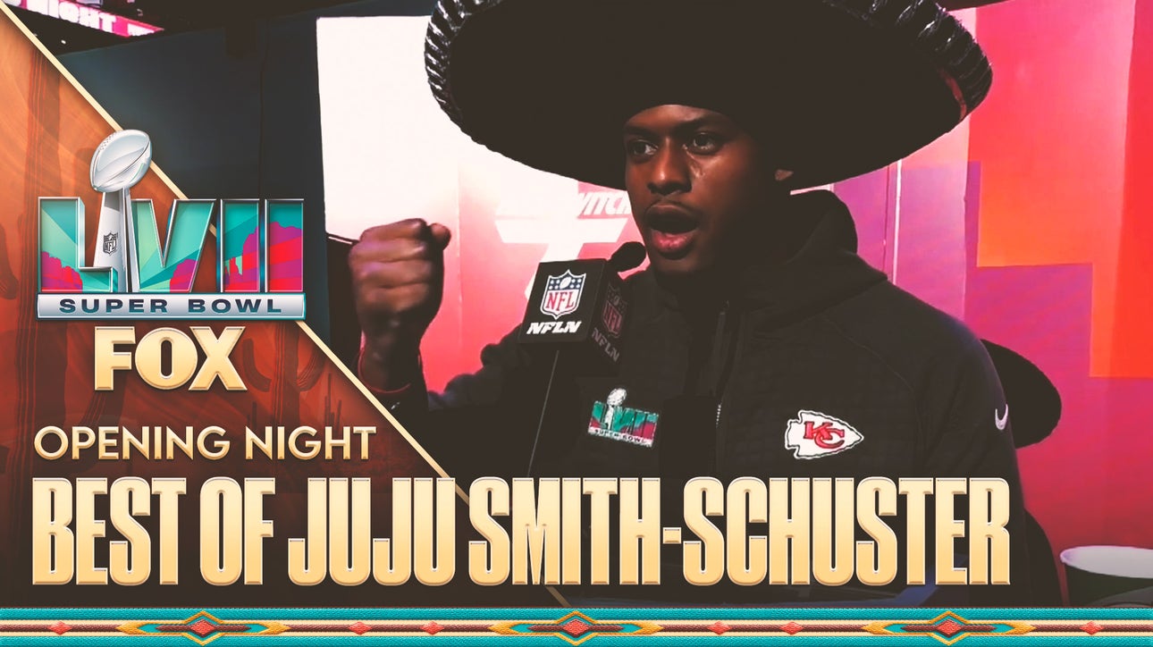 Chiefs' JuJu Smith-Schuster's best moments from Opening Night of the Super Bowl