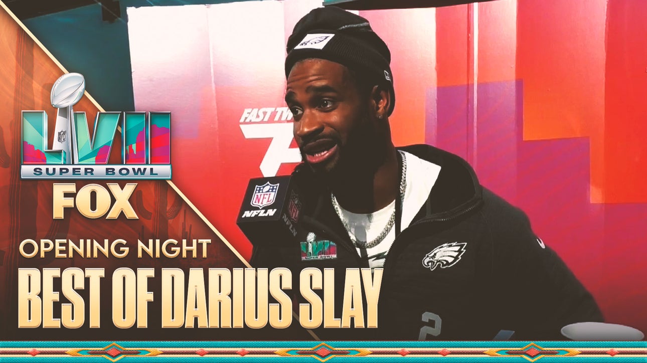 Eagles' Darius Slay's best moments from Opening Night of the Super Bowl